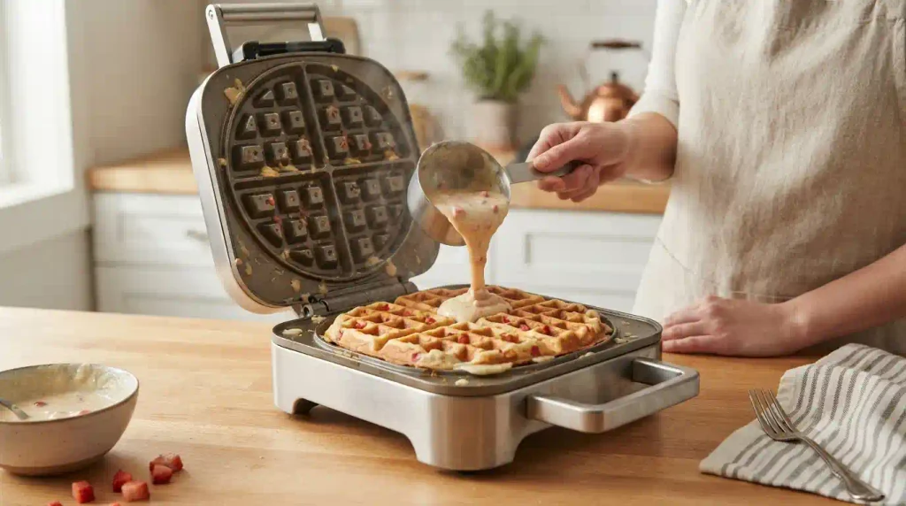 Strawberry Waffles Recipe – Addictive & Shortcake-Like
