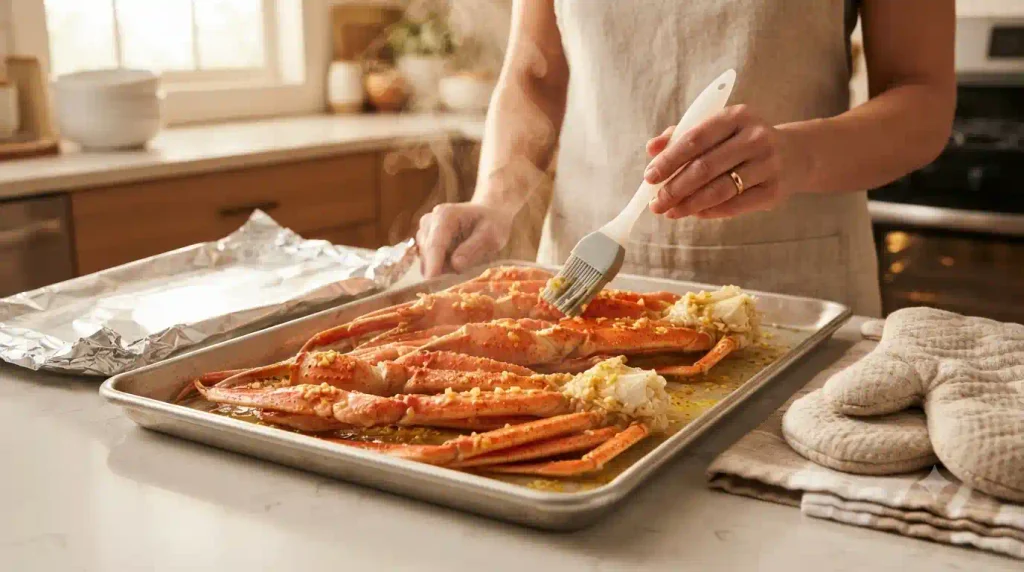 Snow Crab Legs Recipe – Baked in Garlic Butter Snow Crab Legs Recipe – Baked in Garlic Butter