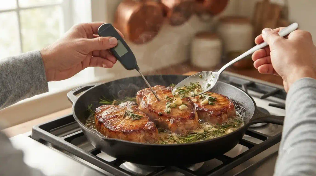 Pork Steak Recipe – Garlic Butter, Juicy & Tender