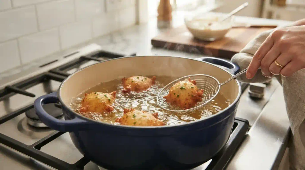 Crab Beignets Recipe – Light, Crispy & Zero-Grease Crab Beignets Recipe – Light, Crispy & Zero-Grease