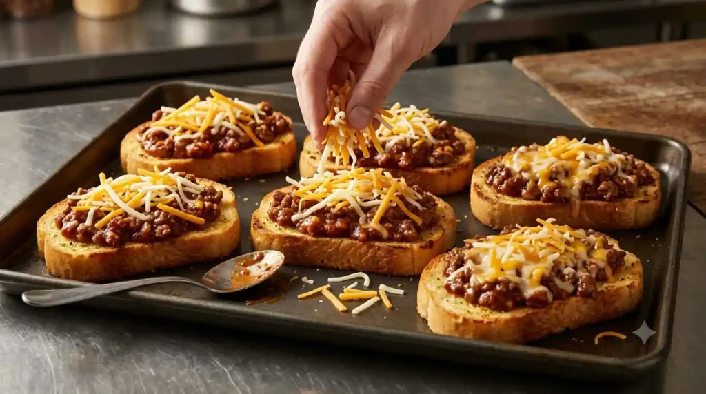 Texas Toast Sloppy Joe Recipe – Cheesy, Garlicky & Easy Texas Toast Sloppy Joe Recipe – Cheesy, Garlicky & Easy