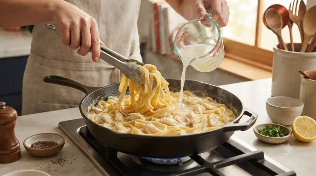 Crab Alfredo Recipe – Silky, Creamy & Ready in 20 Minutes