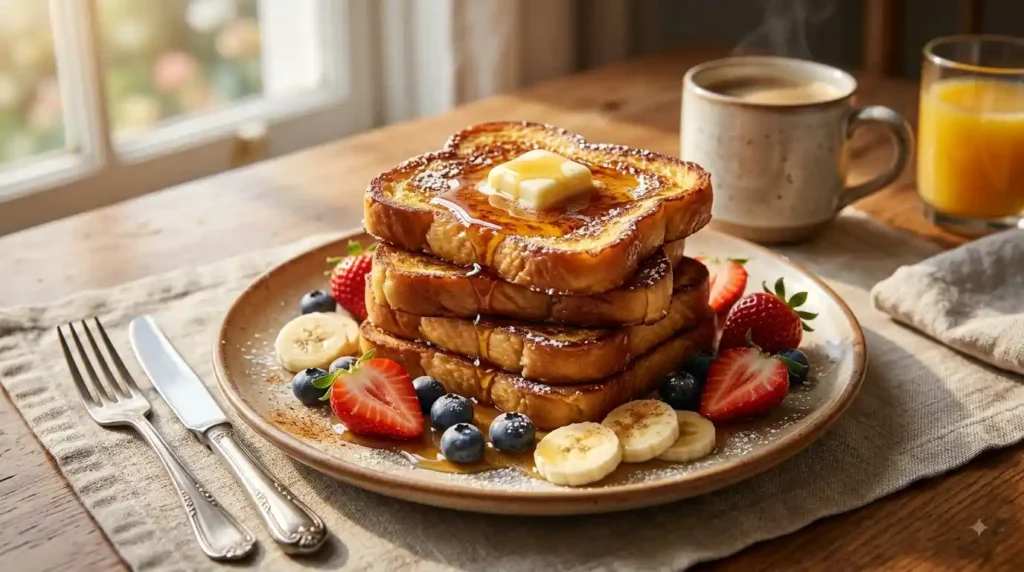 French Toast Recipe Without Milk – Fluffy, Sweet & Easy French Toast Recipe Without Milk – Fluffy, Sweet & Easy