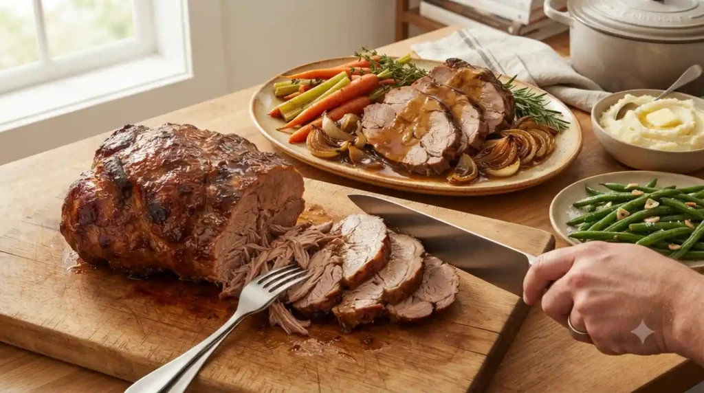 Slow Cooker Pork Roast Recipe – Juicy & Effortless