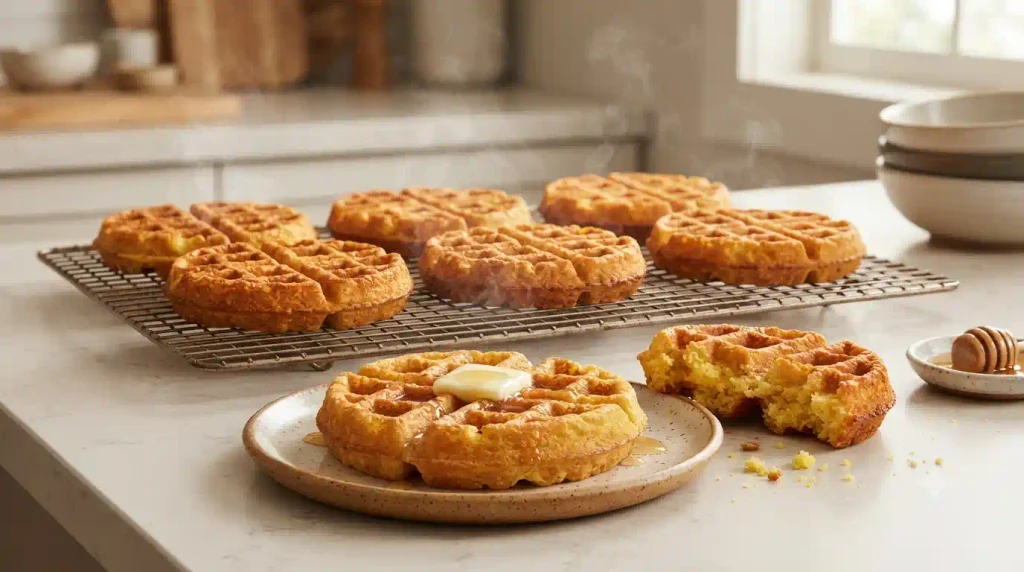 Cornbread Waffles Recipe – Crispy & Genius Cornbread Hack Cornbread Waffles Recipe – Crispy & Genius Cornbread Hack