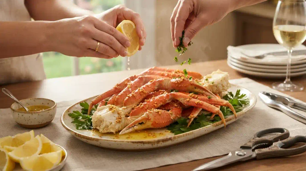 Snow Crab Legs Recipe – Baked in Garlic Butter Snow Crab Legs Recipe – Baked in Garlic Butter