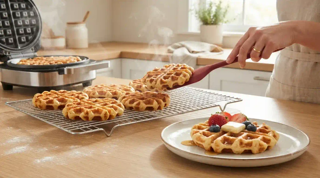 Easy Waffles Recipe – 1-Bowl, Crispy & Delicious