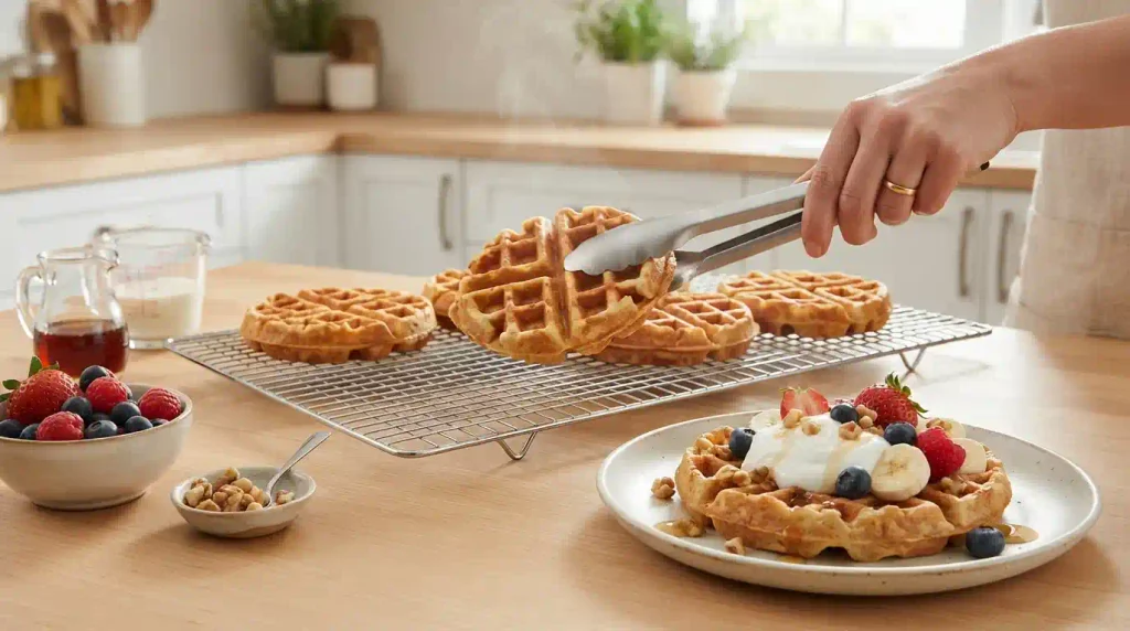 Healthy Waffles Recipe – Crispy, Addictive & Delicious