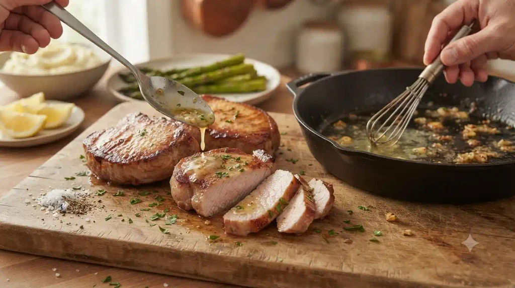 Pork Steak Recipe – Garlic Butter, Juicy & Tender