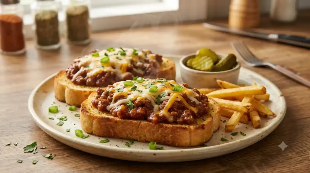 Texas Toast Sloppy Joe Recipe – Cheesy, Garlicky & Easy Texas Toast Sloppy Joe Recipe – Cheesy, Garlicky & Easy