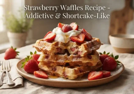 Strawberry Waffles Recipe