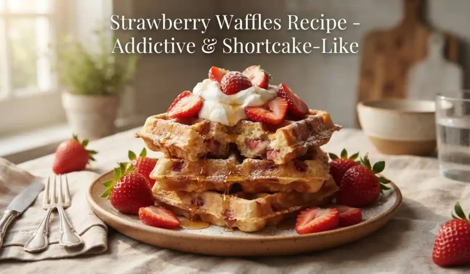 Strawberry Waffles Recipe