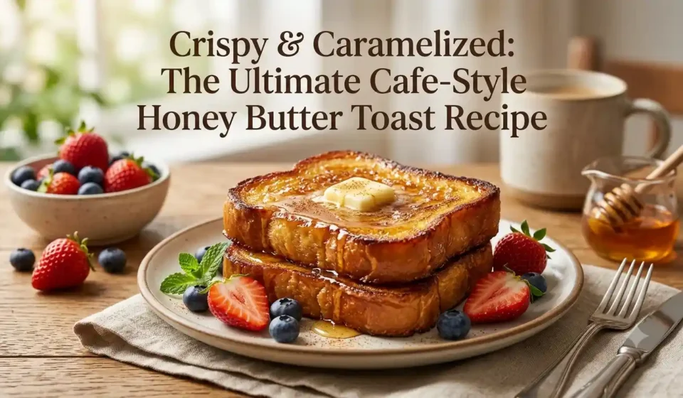 The Ultimate Cafe-Style Honey Butter Toast Recipe