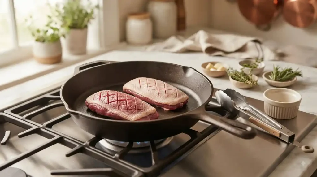 Pan-Seared Duck Breast Recipe – Easy, Juicy & Crispy Pan-Seared Duck Breast Recipe – Easy, Juicy & Crispy