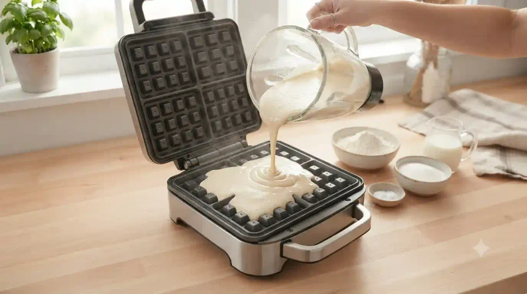 Easy Waffles Recipe – 2-Minute, Blender & Foolproof