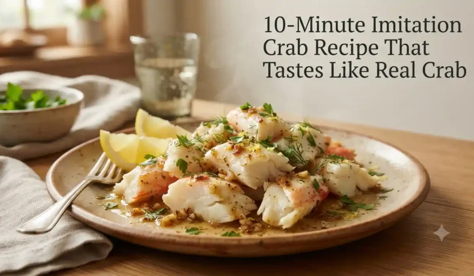 10-Minute Imitation Crab Recipe That Tastes Like Real Crab