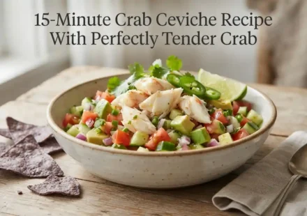15-Minute Crab Ceviche Recipe With Perfectly Tender Crab