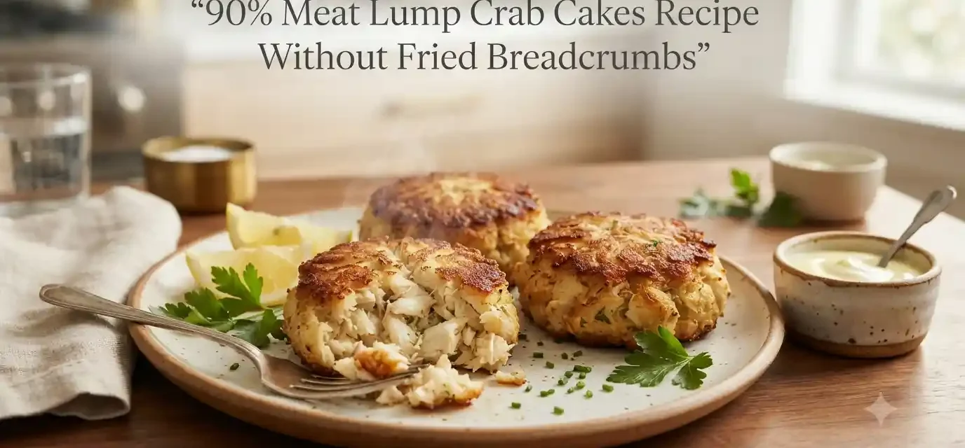 90% Meat Lump Crab Cake Recipe Without Fried Breadcrumbs