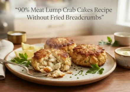 90% Meat Lump Crab Cake Recipe Without Fried Breadcrumbs