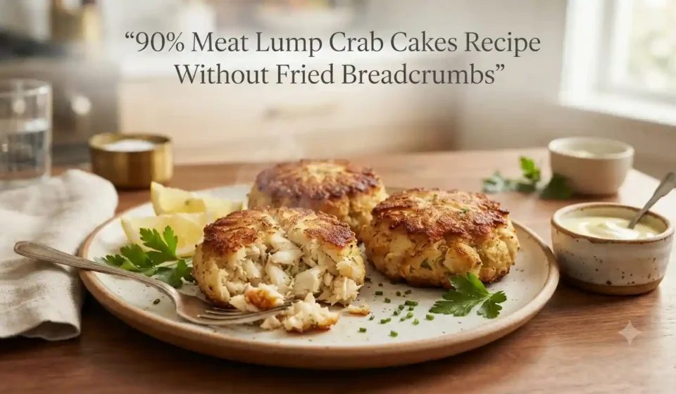 90% Meat Lump Crab Cake Recipe Without Fried Breadcrumbs
