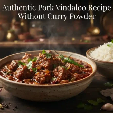 Authentic Pork Vindaloo Recipe Without Curry Powder