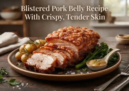 Blistered Pork Belly Recipe With Crispy, Tender Skin