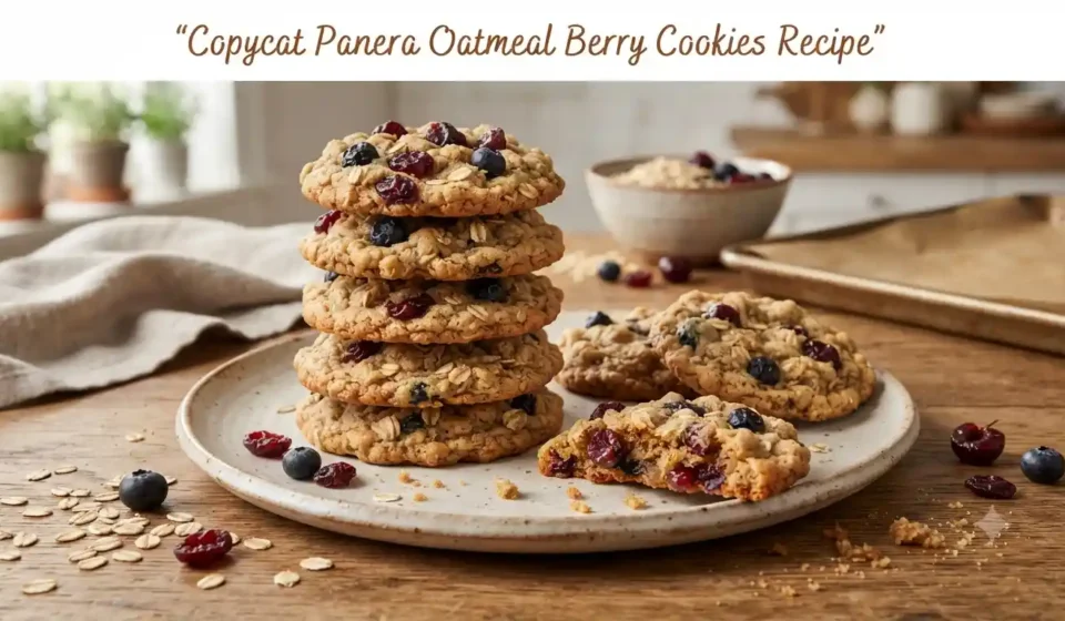 Copycat Panera Oatmeal Berry Cookies Recipe