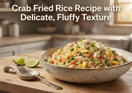 Crab Fried Rice Recipe with Delicate, Fluffy Texture