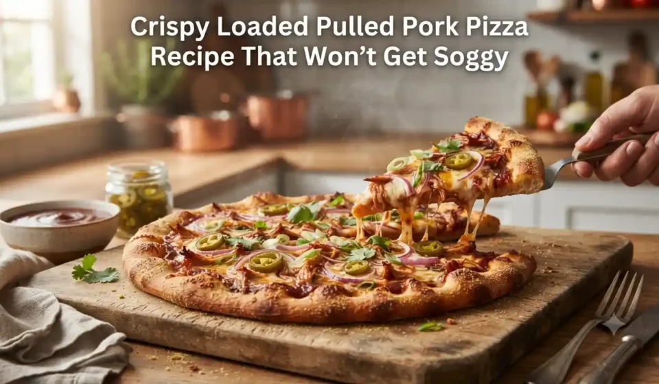 Crispy Loaded Pulled Pork Pizza Recipe That Won’t Get Soggy