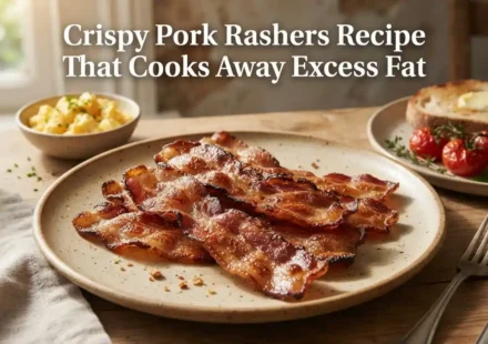 Crispy Pork Rashers Recipe That Cooks Away Excess Fat