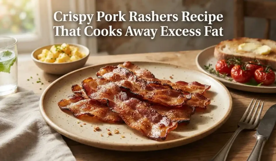 Crispy Pork Rashers Recipe That Cooks Away Excess Fat