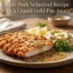 Epic Pork Schnitzel Recipe With a Liquid Gold Pan Sauce