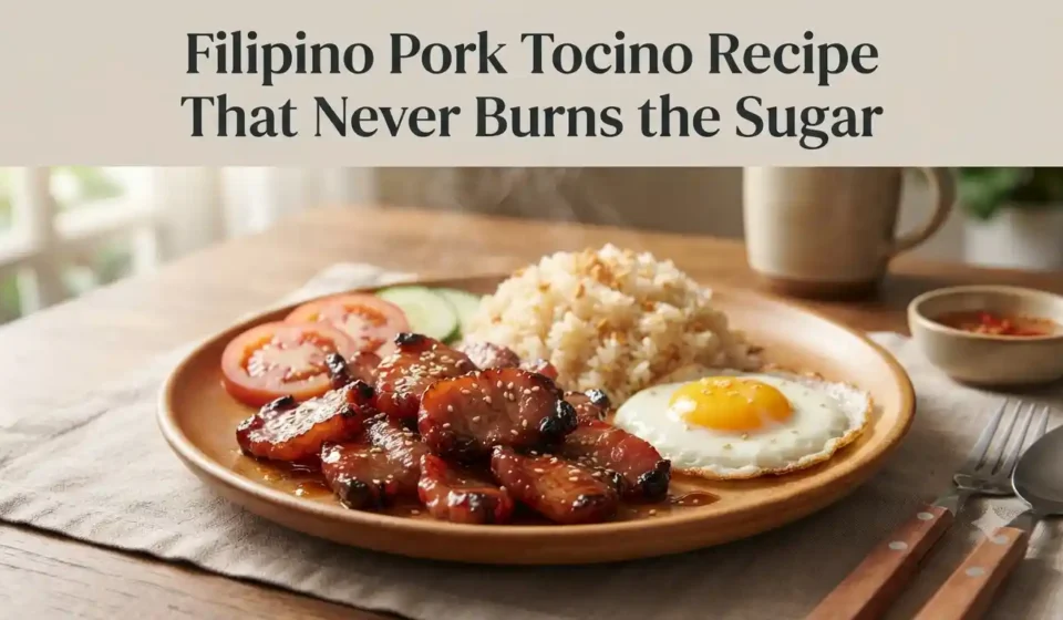 Filipino Pork Tocino Recipe That Never Burns the Sugar