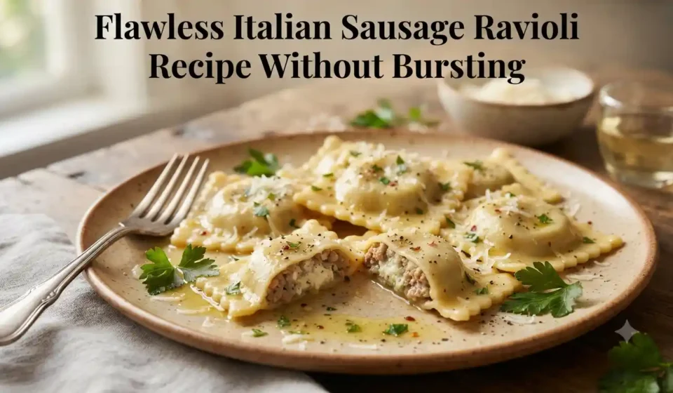 Flawless Italian Sausage Ravioli Recipe Without Bursting