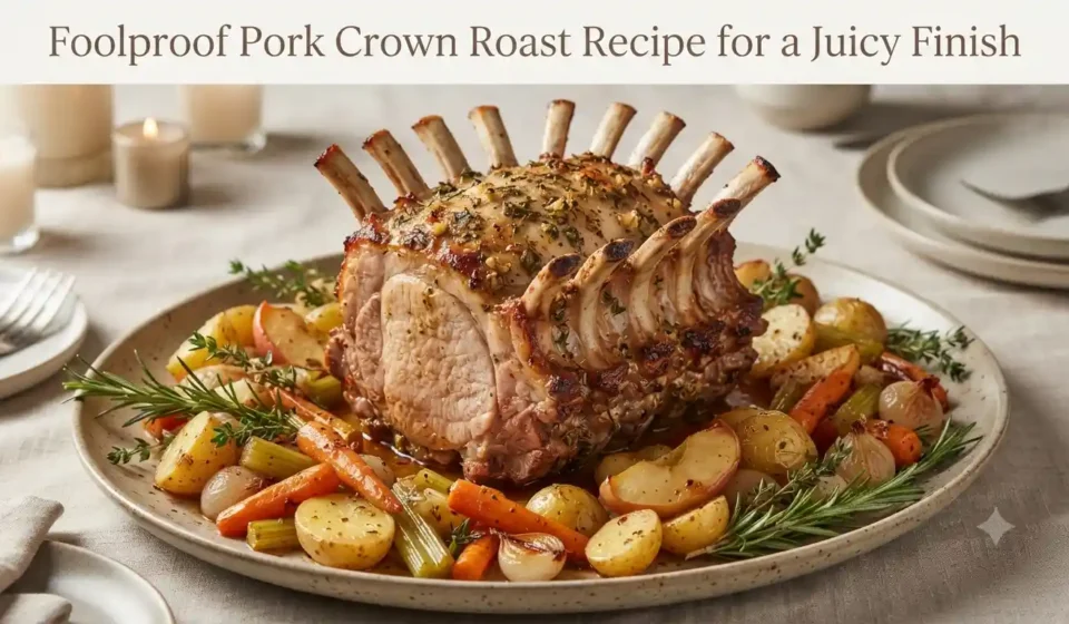 Foolproof Pork Crown Roast Recipe for a Juicy Finish