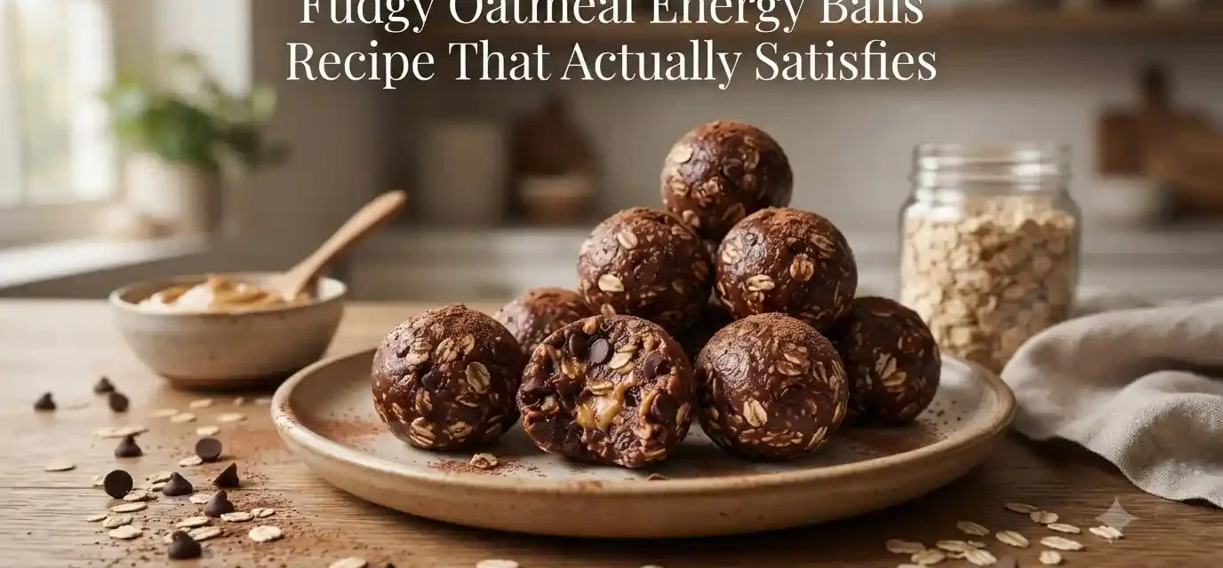 Fudgy Oatmeal Energy Balls Recipe That Actually Satisfies