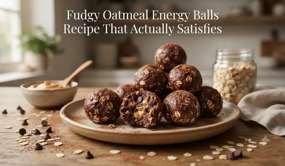 Fudgy Oatmeal Energy Balls Recipe That Actually Satisfies