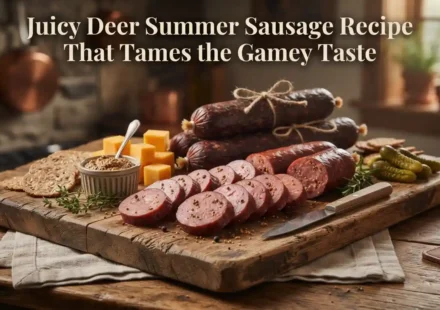 Juicy Deer Summer Sausage Recipe That Tames the Gamey Taste