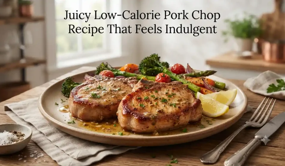 Juicy Low-Calorie Pork Chop Recipe That Feels Indulgent