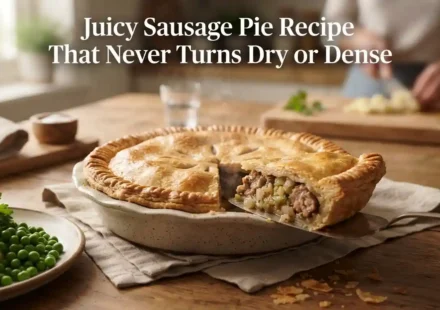 Juicy Sausage Pie Recipe That Never Turns Dry or Dense