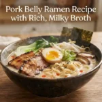 Pork Belly Ramen Recipe with Rich, Milky Broth