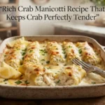 Rich Crab Manicotti Recipe That Keeps Crab Perfectly Tender