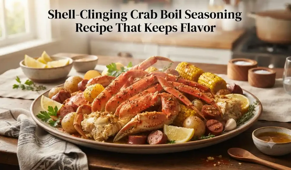Shell-Clinging Crab Boil Seasoning Recipe That Keeps Flavor