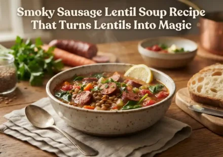 Smoky Sausage Lentil Soup Recipe That Turns Lentils Into Magic