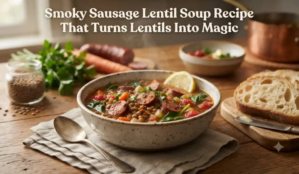Smoky Sausage Lentil Soup Recipe That Turns Lentils Into Magic