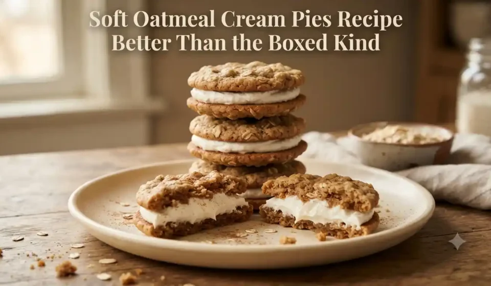 Soft Oatmeal Cream Pies Recipe Better Than the Boxed Kind