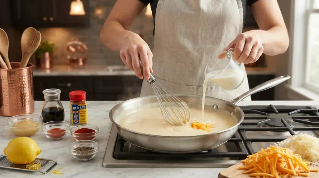 Cheesy Crab Au Gratin Recipe With Steakhouse-Style Flavor Cheesy Crab Au Gratin Recipe With Steakhouse-Style Flavor