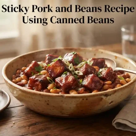 Sticky Pork and Beans Recipe Using Canned Beans