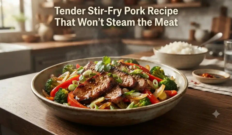 Tender Stir-Fry Pork Recipe That Won’t Steam the Meat