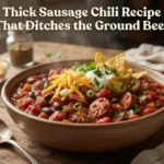 Thick Sausage Chili Recipe That Ditches the Ground Beef